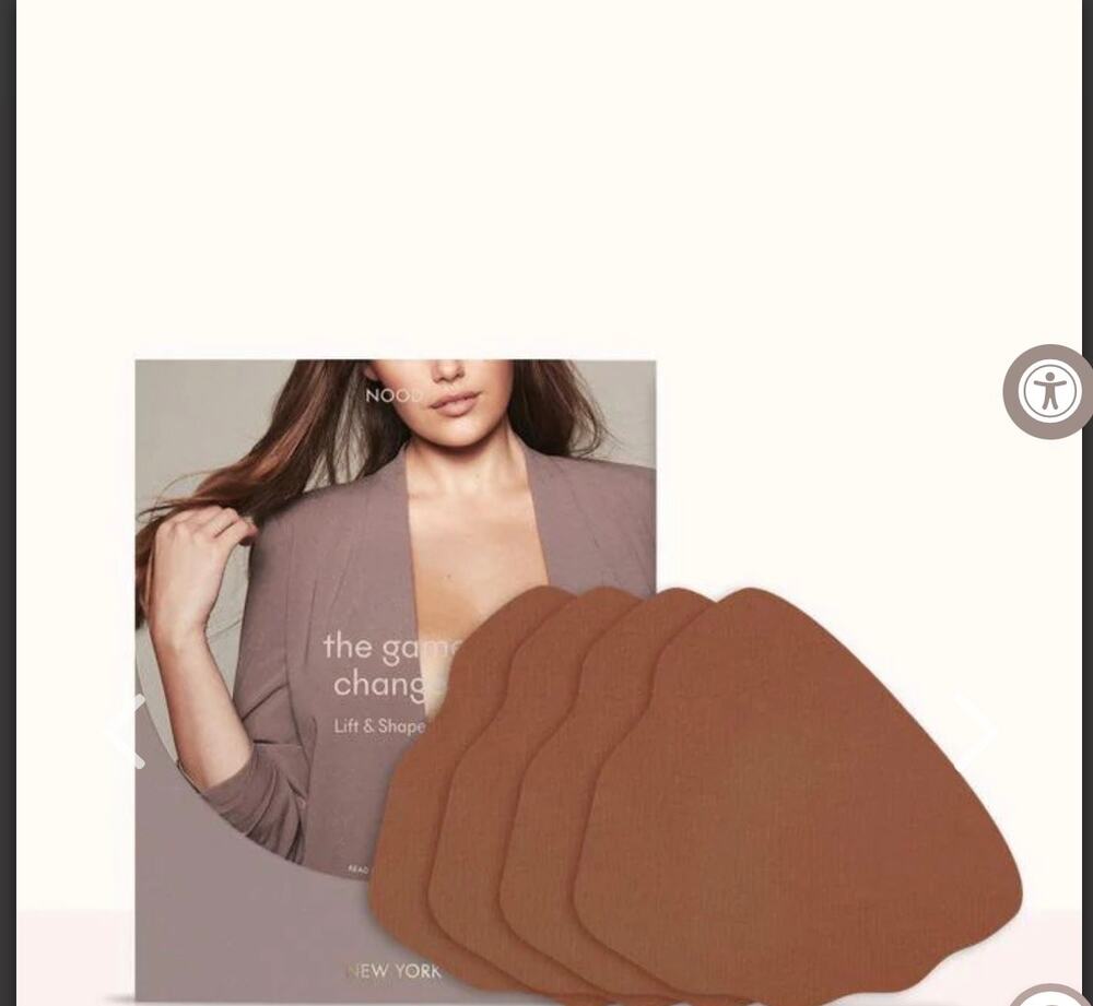 NOOD Game Changer Lift & Shape Adhesive Bra Size 3 - 5 Pairs - New in Box